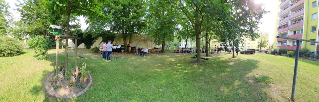 Balkonkonzert Mittelganghaus Märkische Heimat