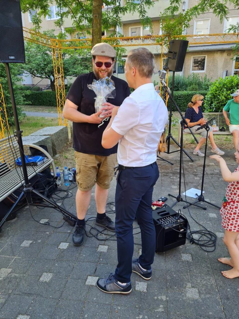 Märkische Heimat Balkonkonzerte Albert Schweitzer Straße