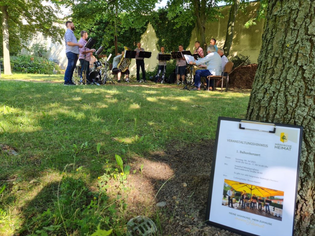 Mittelganghaus Balkonkonzerte Märkische Heimat